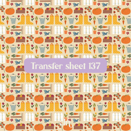 Transfer sheet 137 - Transfer paper - CLN Atelier