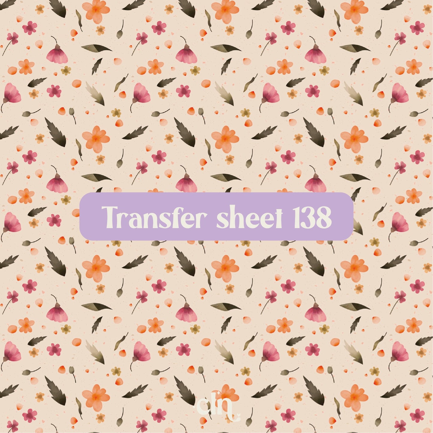 Transfer sheet 138 - Transfer paper - CLN Atelier