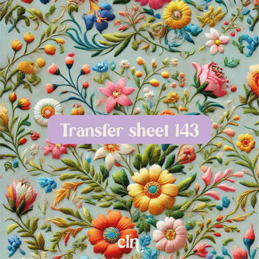 Transfer sheet 143 - Transfer paper - CLN Atelier