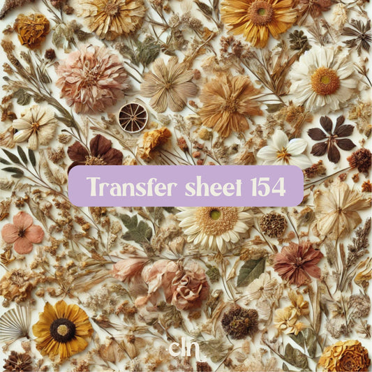 Transfer sheet 154 - Transfer paper - CLN Atelier