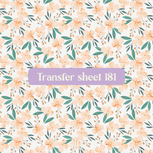 Transfer sheet 181 - Transfer paper - CLN Atelier