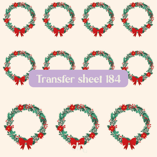 Transfer sheet 184 - Transfer paper - CLN Atelier