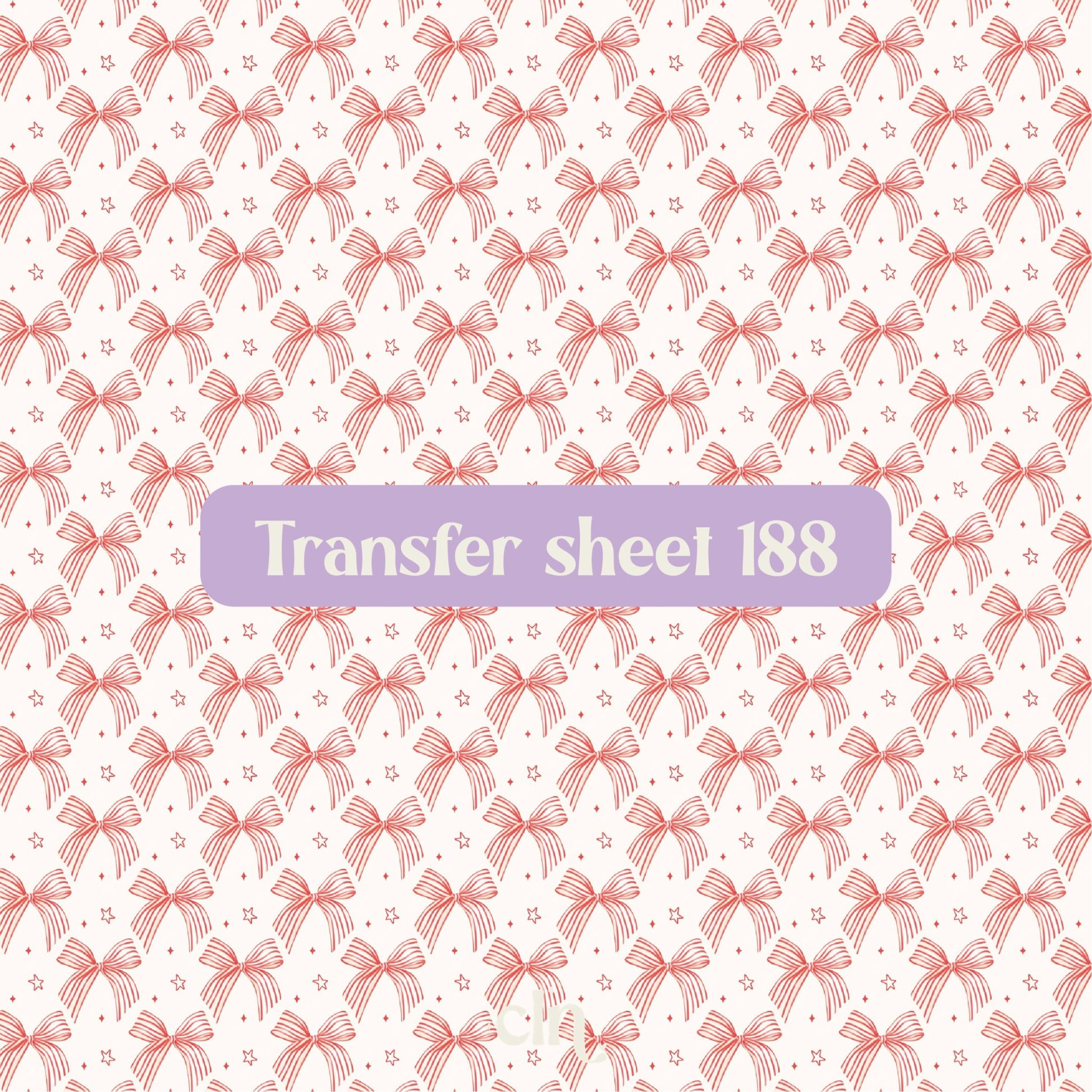 Transfer sheet 188 - Transfer paper - CLN Atelier