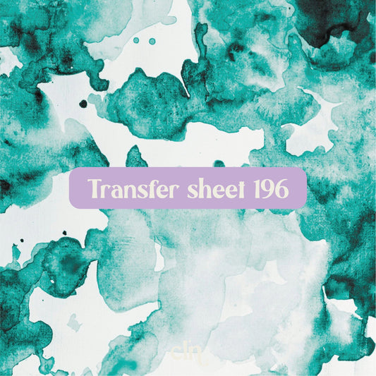 Transfer sheet 196 - Transfer paper - CLN Atelier