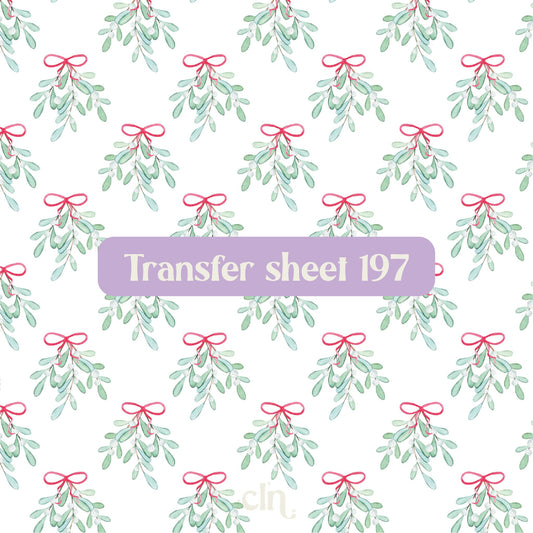 Transfer sheet 197 - Transfer paper - CLN Atelier