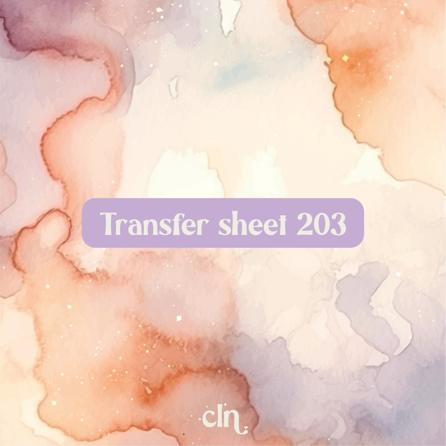 Transfer sheet 203 - Transfer paper - CLN Atelier