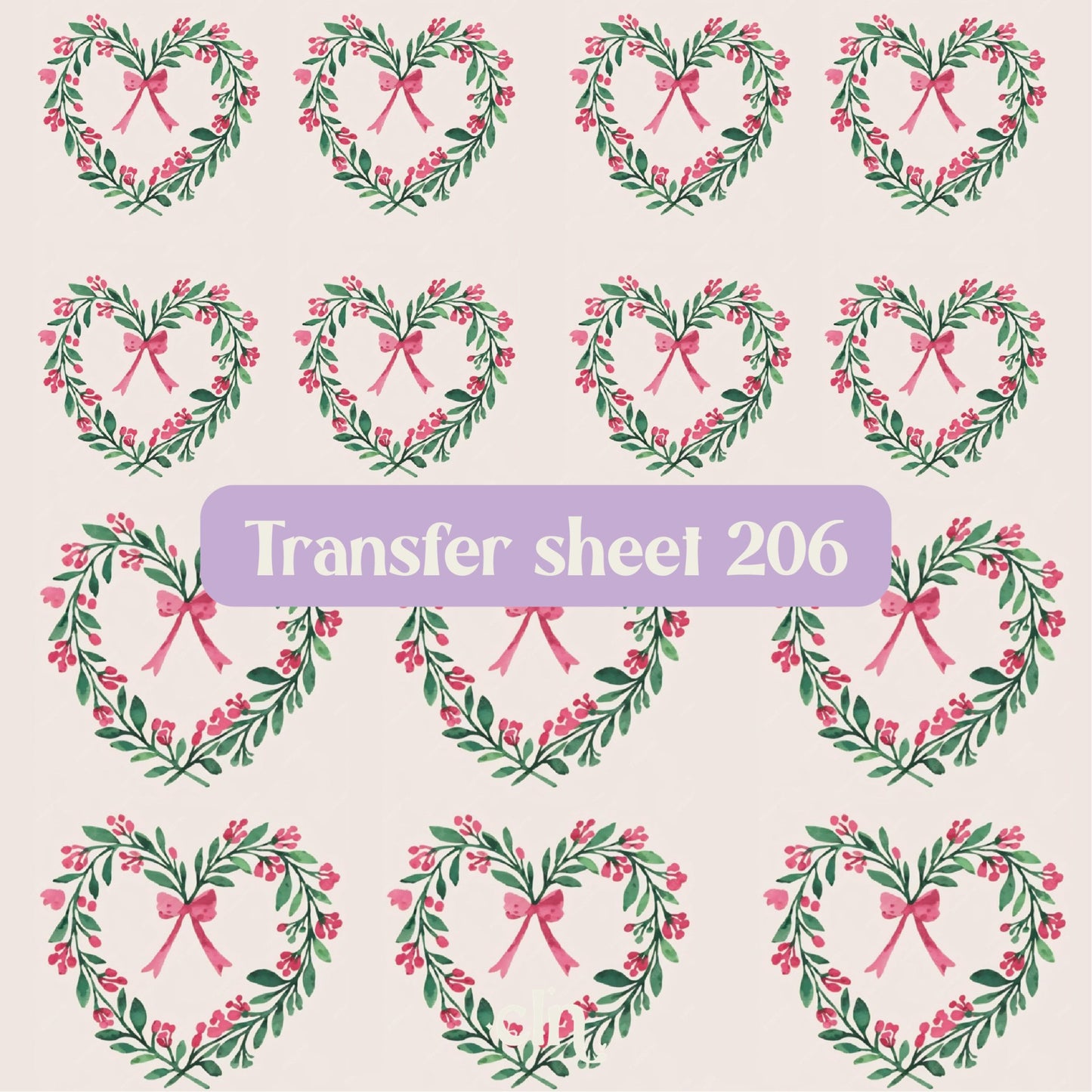 Transfer sheet 206 - Transfer paper - CLN Atelier