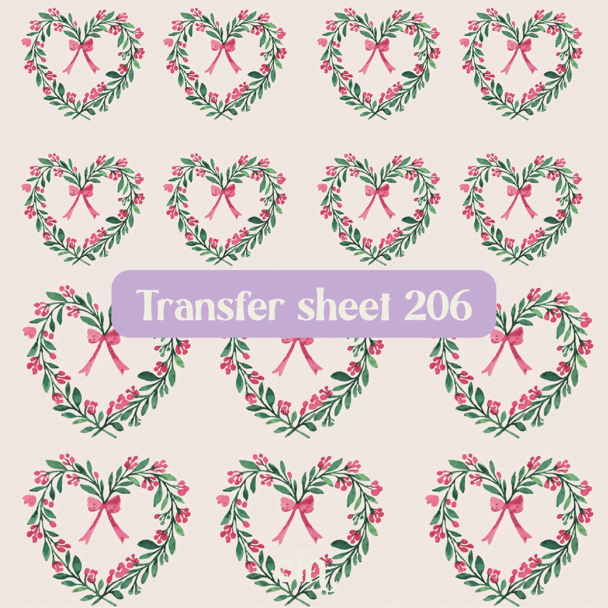 Transfer sheet 206 - Transfer paper - CLN Atelier