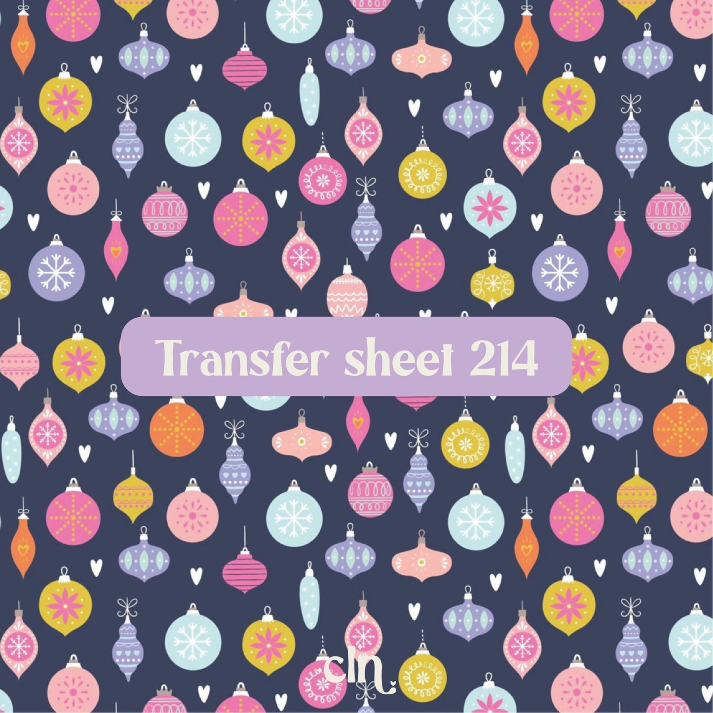 Transfer sheet 214 - Transfer paper - CLN Atelier