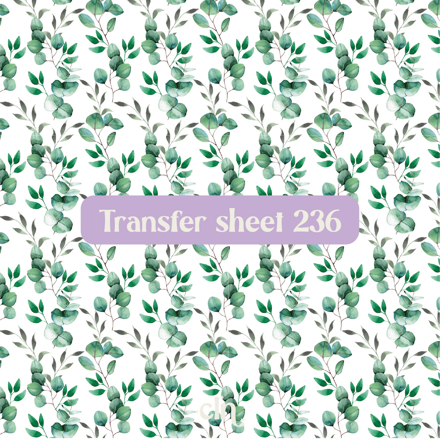 Transfer sheet 236 - Greenery - Transfer paper - CLN Atelier