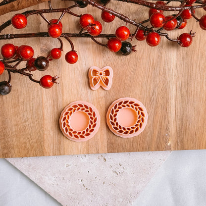 Wreath with bow set - Cutter - CLN Atelier