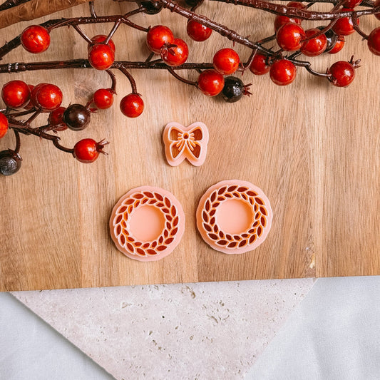 Wreath with bow set - Cutter - CLN Atelier