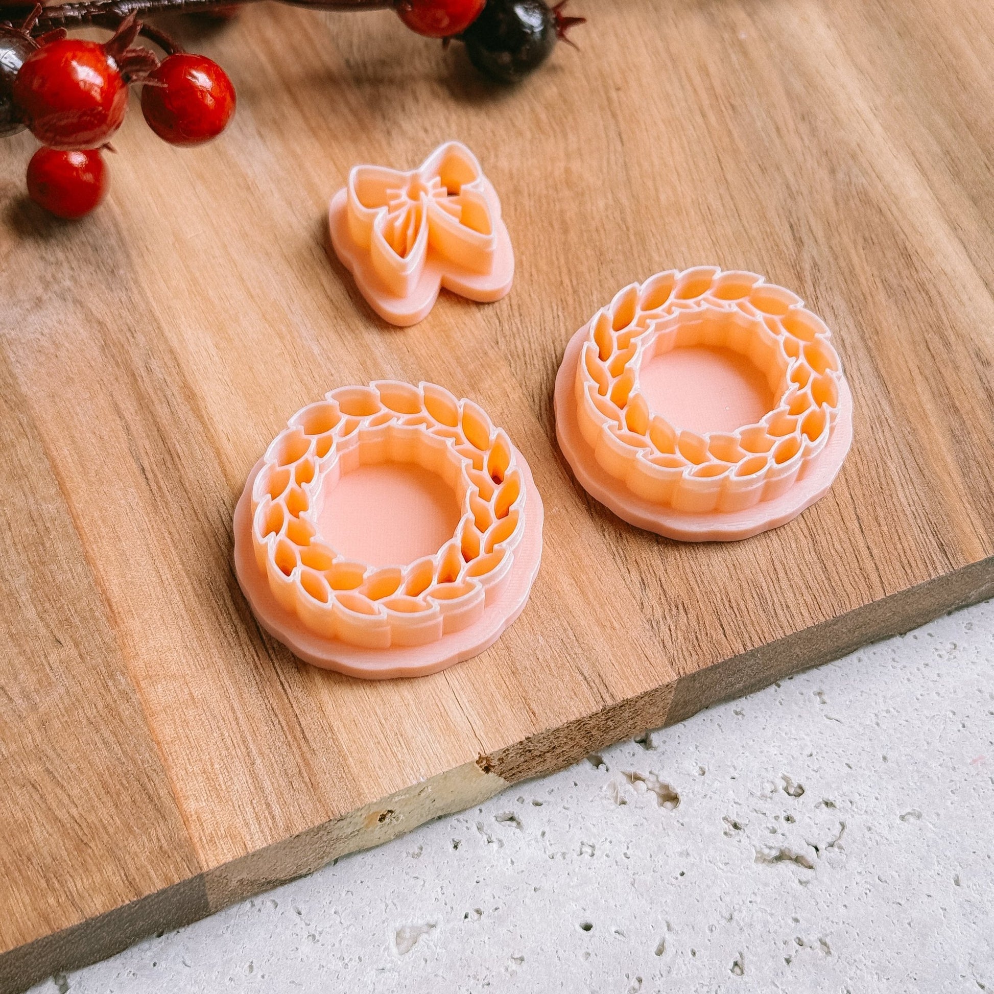 Wreath with bow set - Cutter - CLN Atelier