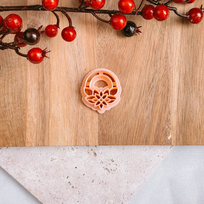 Wreath with Poinsettia - Cutter - CLN Atelier