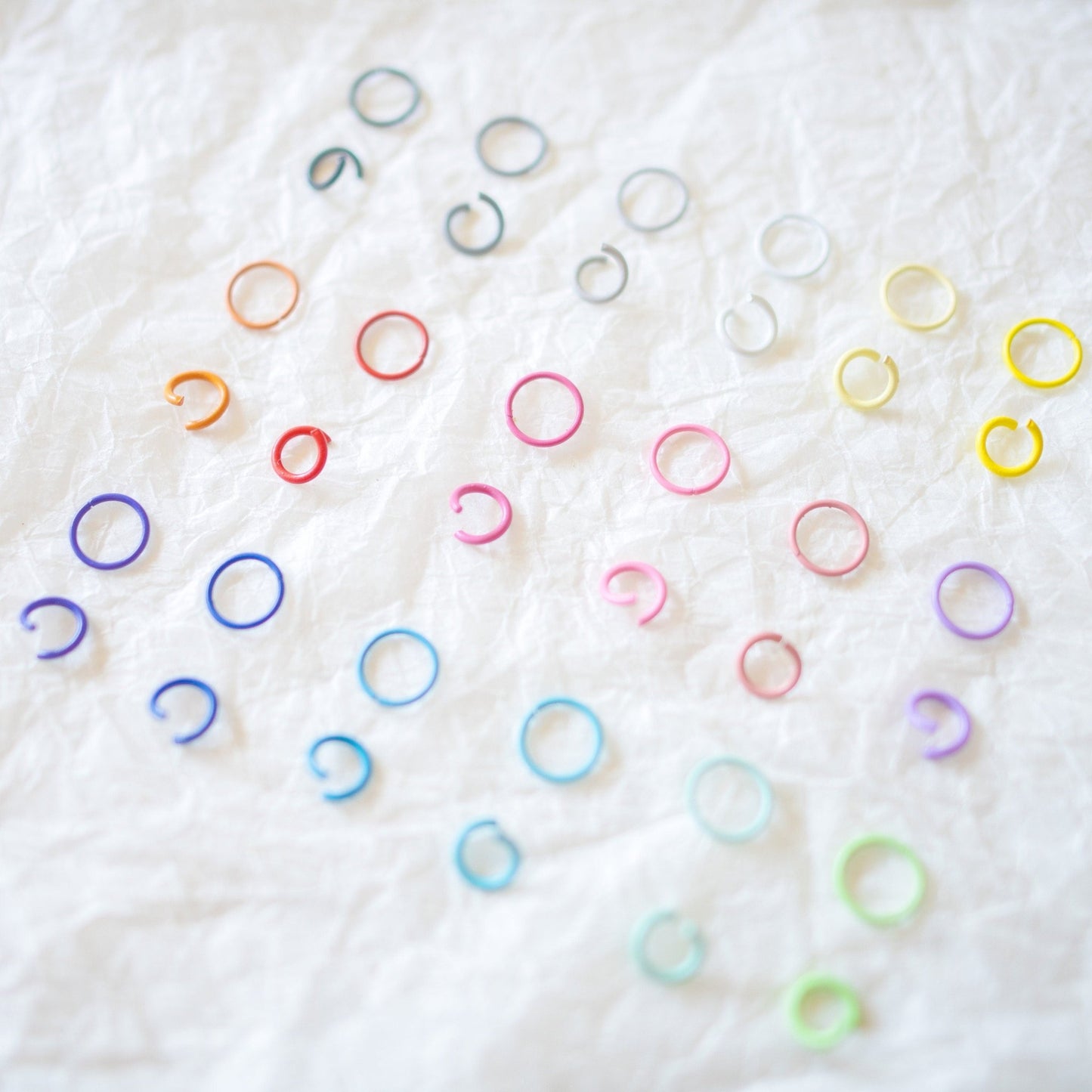 50 Guava Pink Jump Rings - Jump rings - CLN Atelier