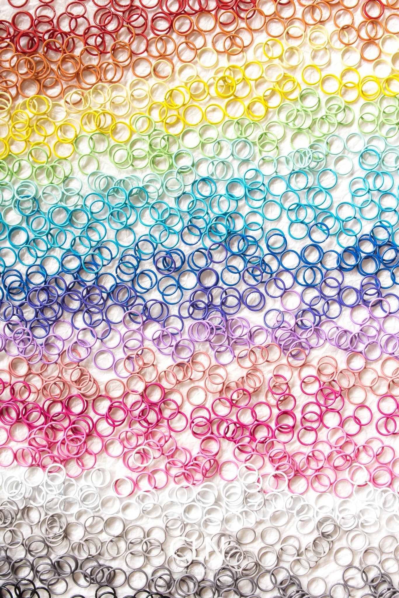 50 Yellow Jump Rings - Jump rings - CLN Atelier