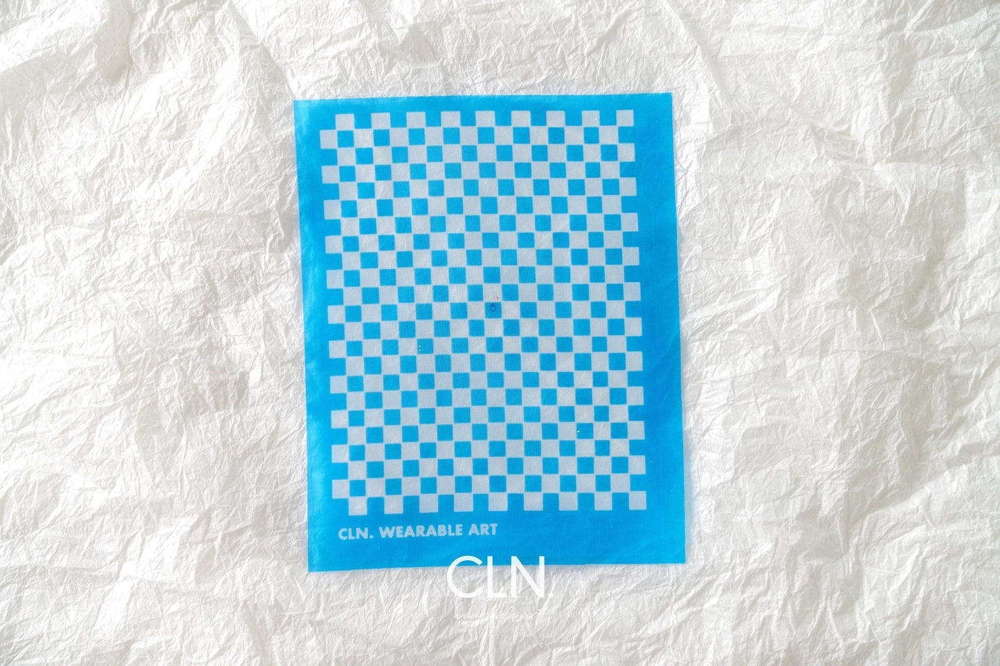 Checked silk screen - Silk screen - CLN Atelier