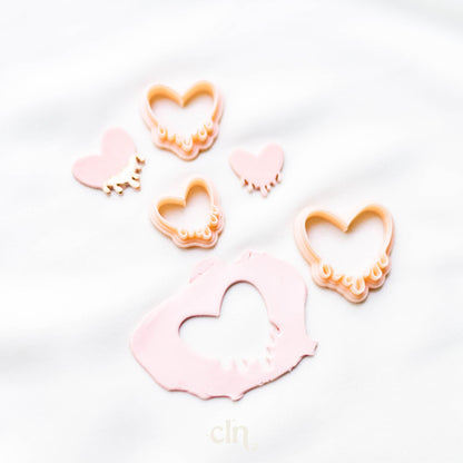 Dripping heart - Cutter - CLN Atelier