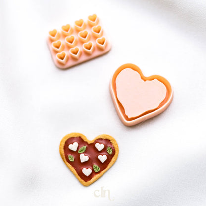 Embossed (pizza) heart - Cutter - CLN Atelier