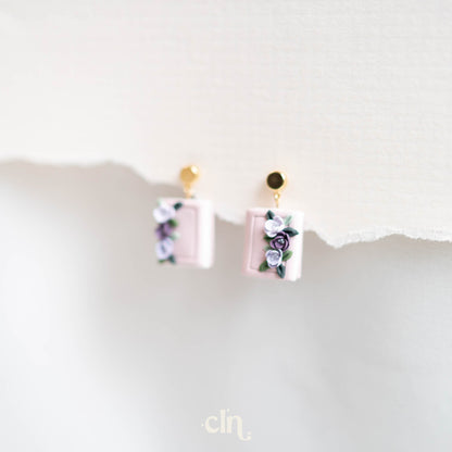 Floral books - Earrings - CLN Atelier