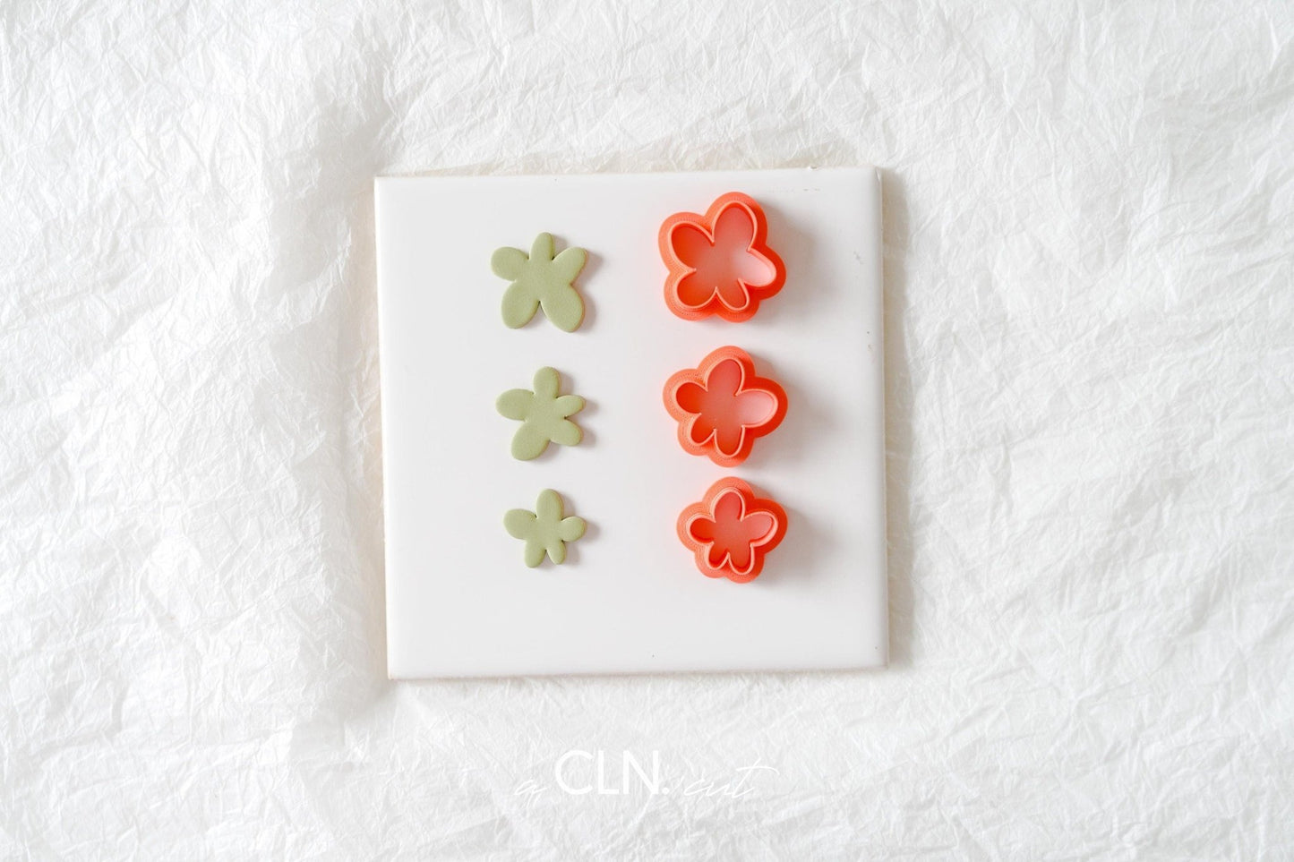 Flower stud - Cutter - CLN Atelier