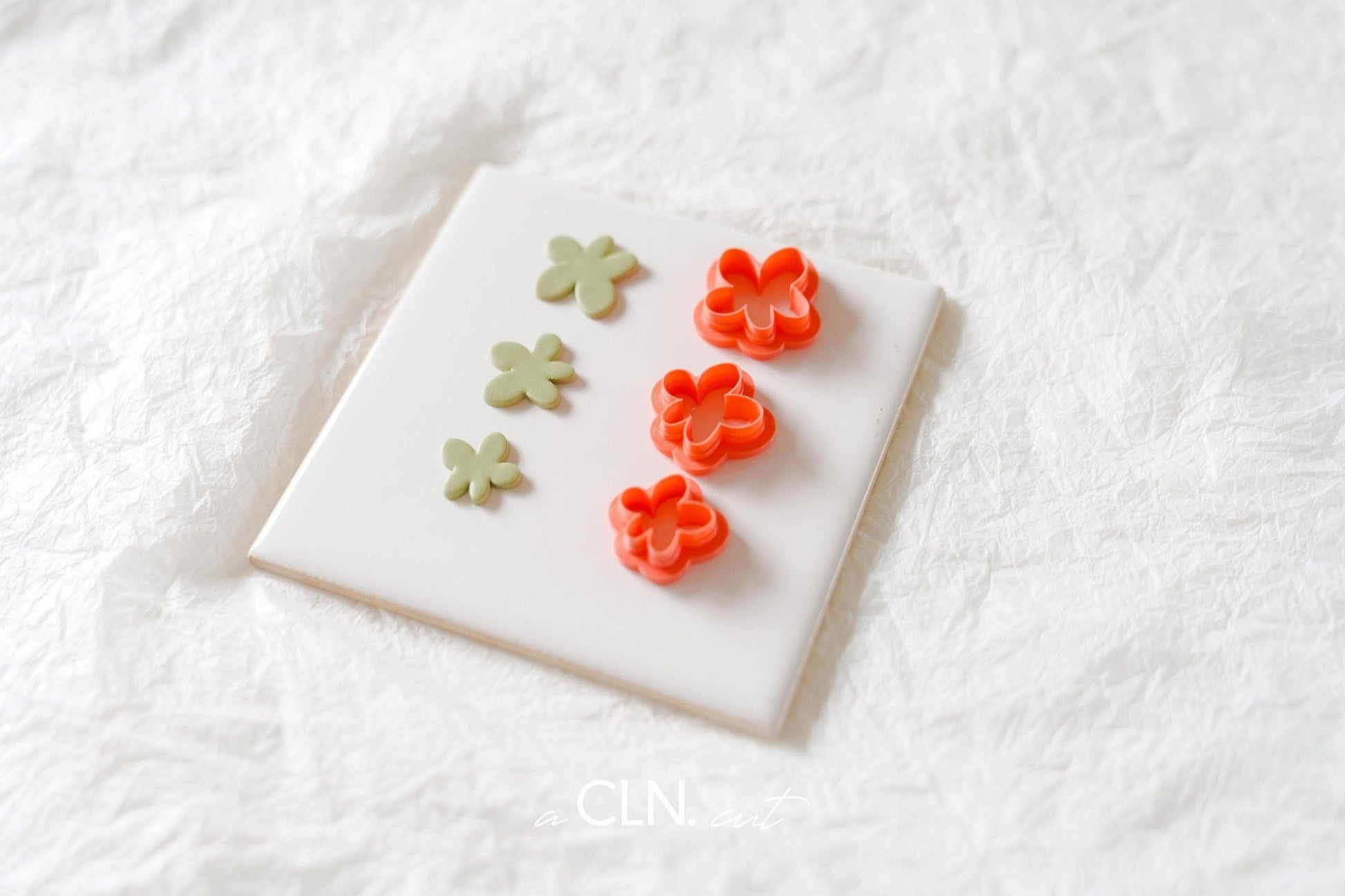 Flower stud - Cutter - CLN Atelier