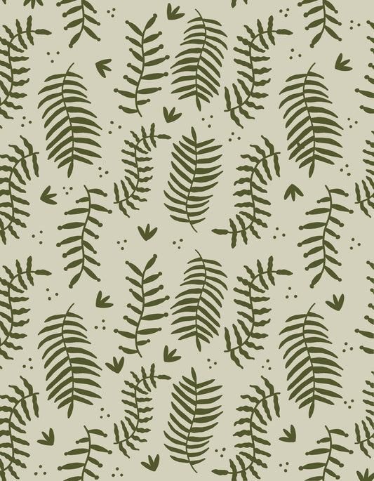 Jungle leaves soft texture - Soft texture - CLN Atelier