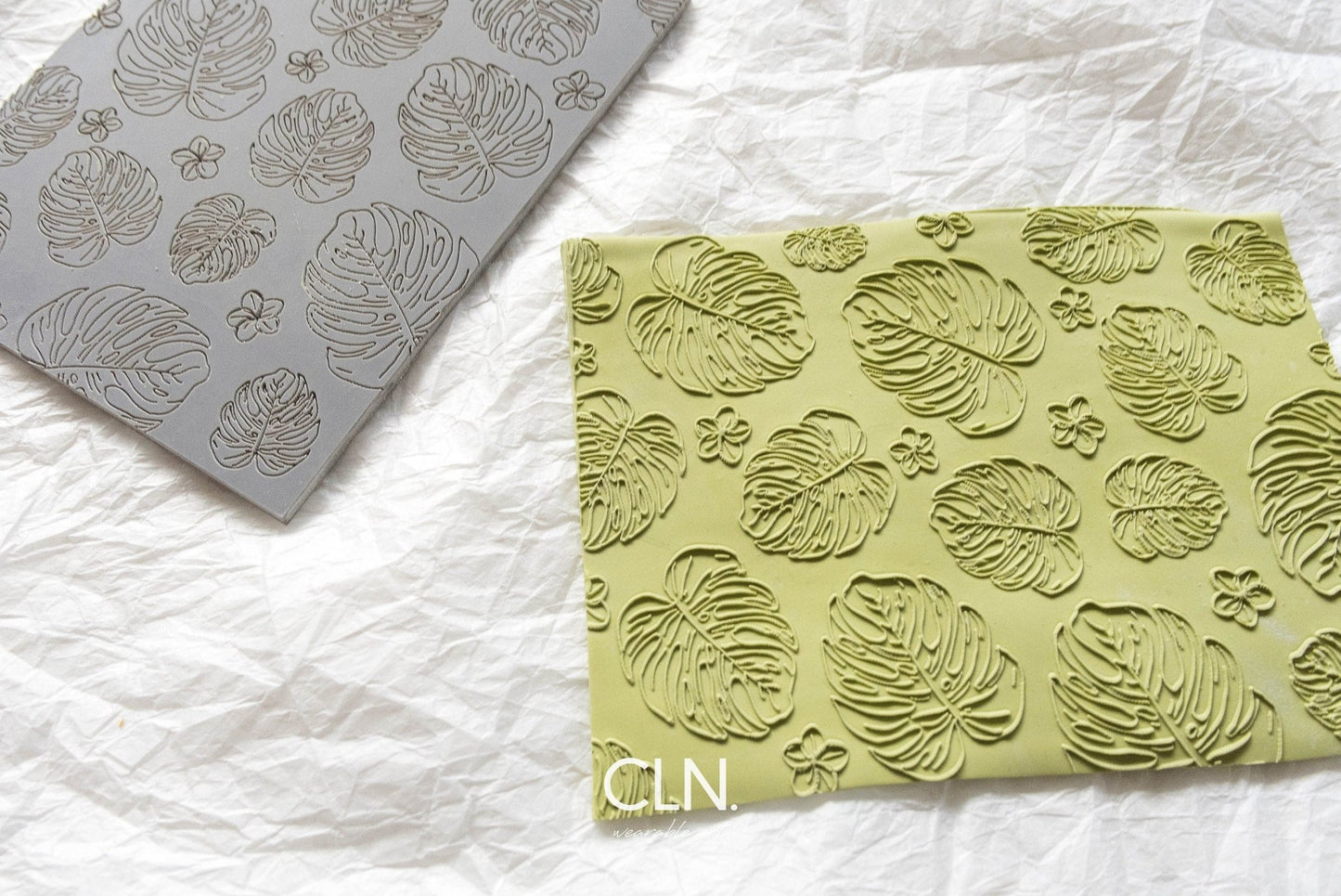 Monstera leaves soft texture - Soft texture - CLN Atelier