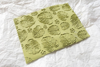 Monstera leaves soft texture - Soft texture - CLN Atelier