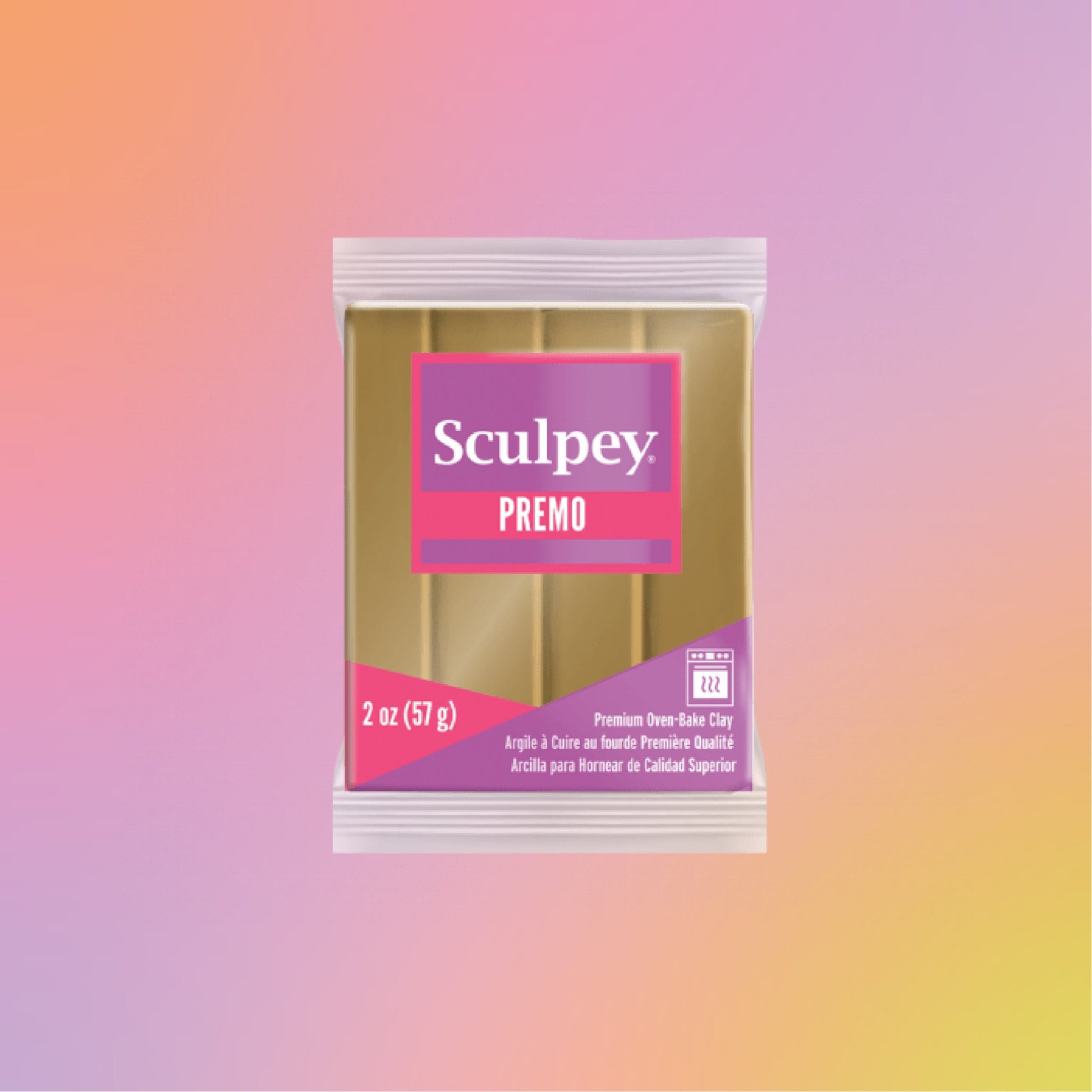 Sculpey Premo Antique Gold 57g - Polymer Clay - CLN Atelier