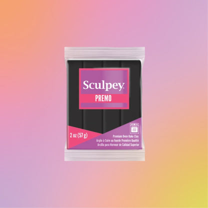 Sculpey Premo Black 57g - Polymer Clay - CLN Atelier