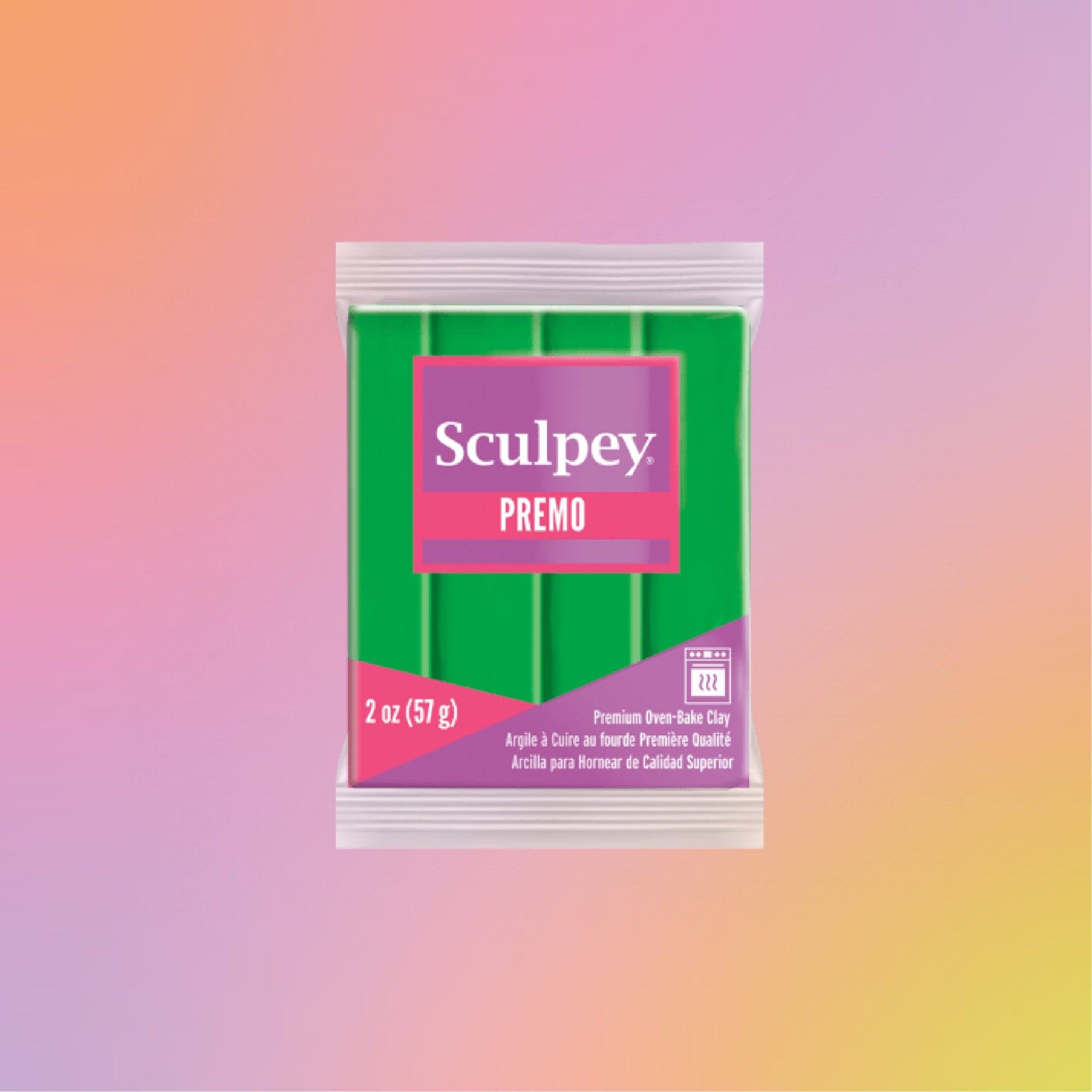 Sculpey Premo Green 57g - Polymer Clay - CLN Atelier