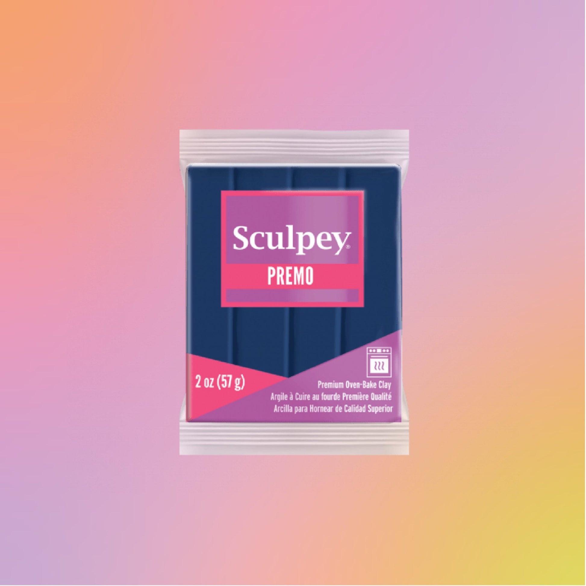 Sculpey Premo Navy 57g - Polymer Clay - CLN Atelier