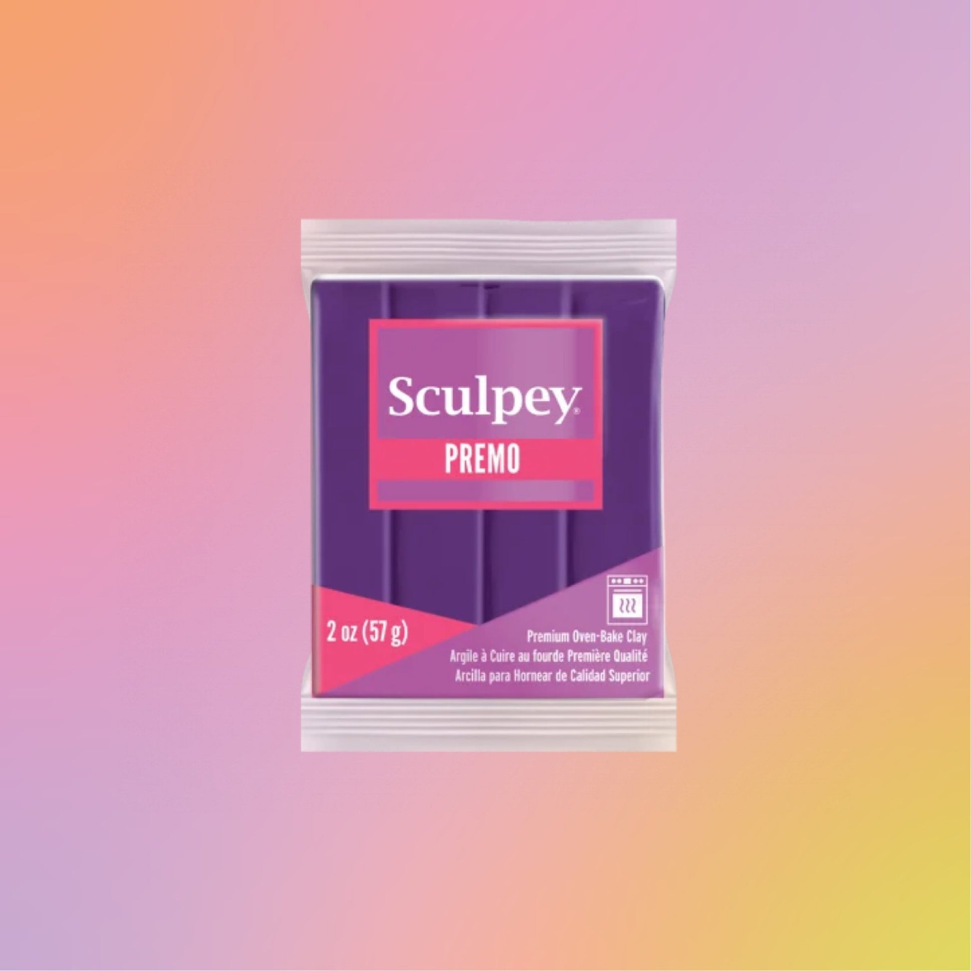 Sculpey Premo Purple 57g - Polymer Clay - CLN Atelier