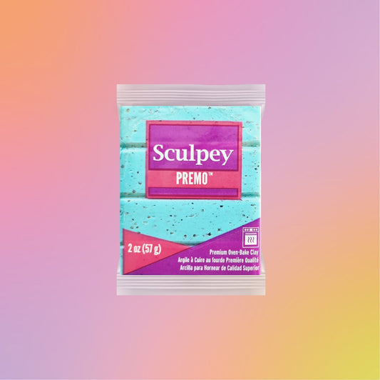 Sculpey Premo Turquoise Granite 57g - Polymer Clay - CLN Atelier