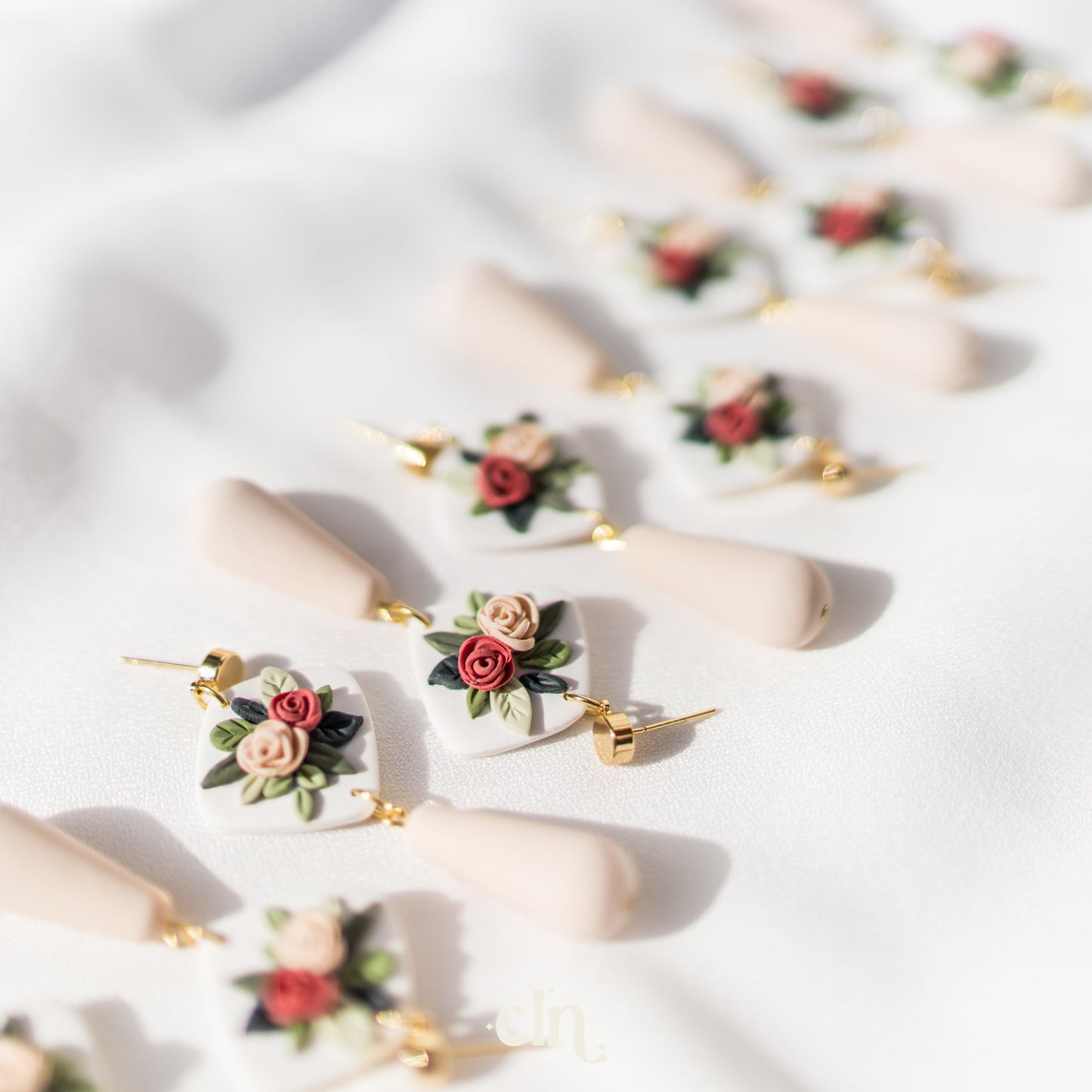 Signature Floral Dangles - Earrings - CLN Atelier