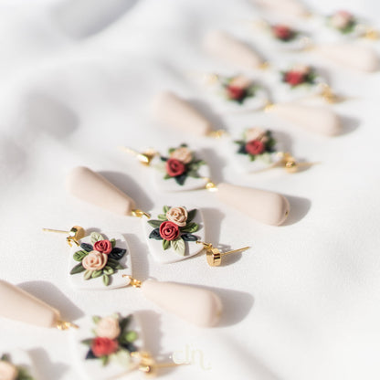 Signature Floral Dangles - Earrings - CLN Atelier