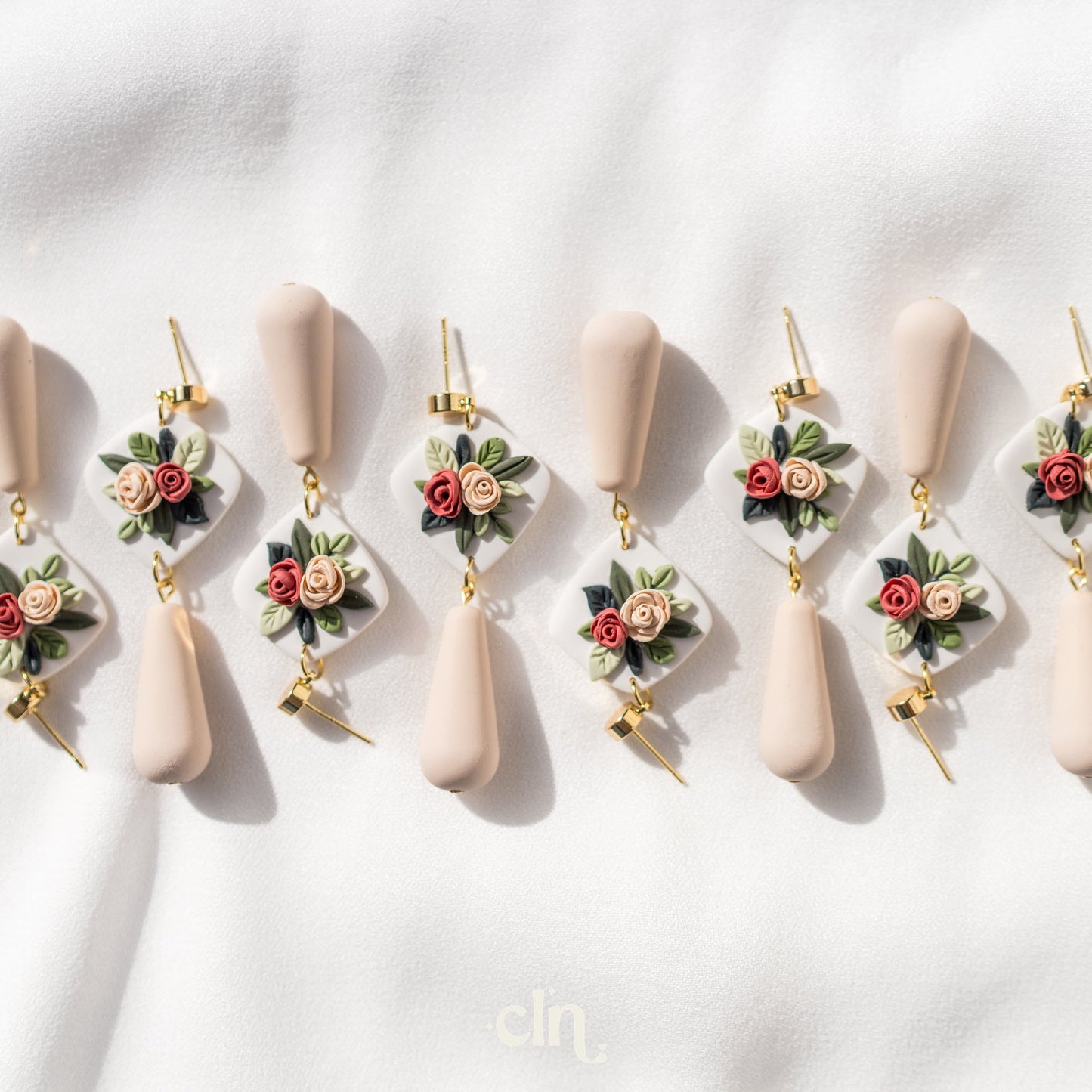 Signature Floral Dangles - Earrings - CLN Atelier