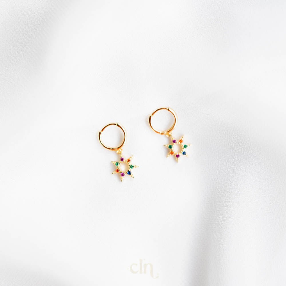 Star hoop set - Earrings - CLN Atelier