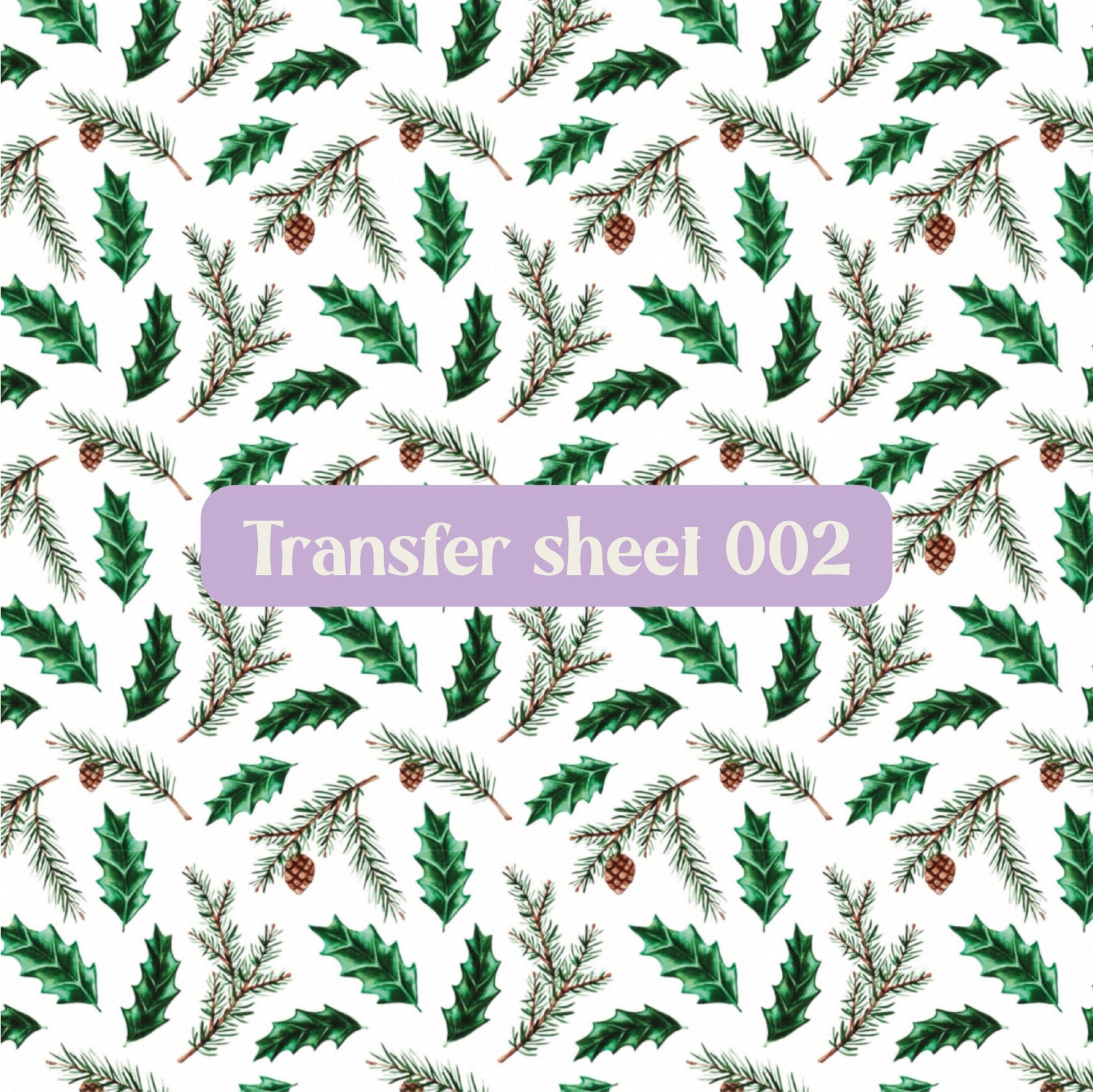 Transfer sheet 002 - Transfer paper - CLN Atelier