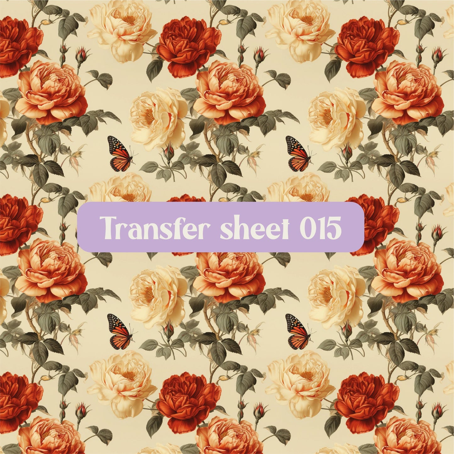 Transfer sheet 015 - Transfer paper - CLN Atelier