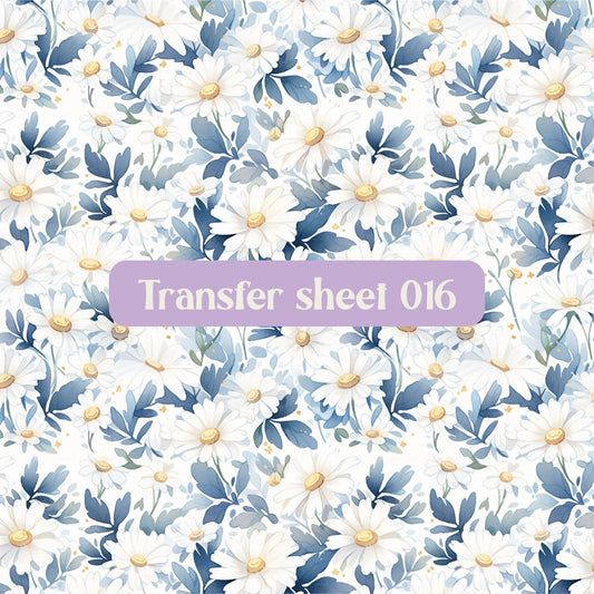 Transfer sheet 016 - Transfer paper - CLN Atelier