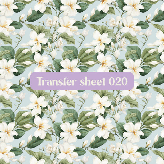 Transfer sheet 020 - Transfer paper - CLN Atelier