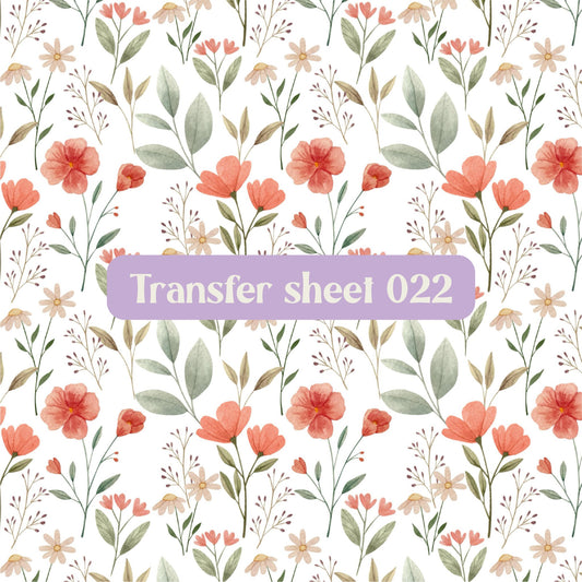 Transfer sheet 022 - Transfer paper - CLN Atelier