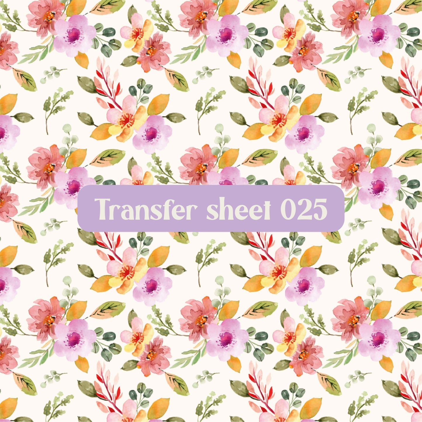 Transfer sheet 025 - Transfer paper - CLN Atelier