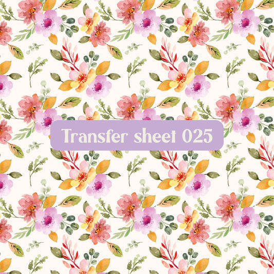 Transfer sheet 025 - Transfer paper - CLN Atelier