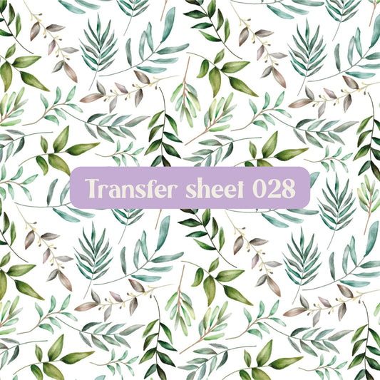 Transfer sheet 028 - Transfer paper - CLN Atelier