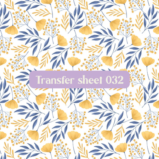 Transfer sheet 032 - Transfer paper - CLN Atelier