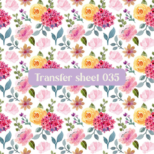 Transfer sheet 035 - Transfer paper - CLN Atelier