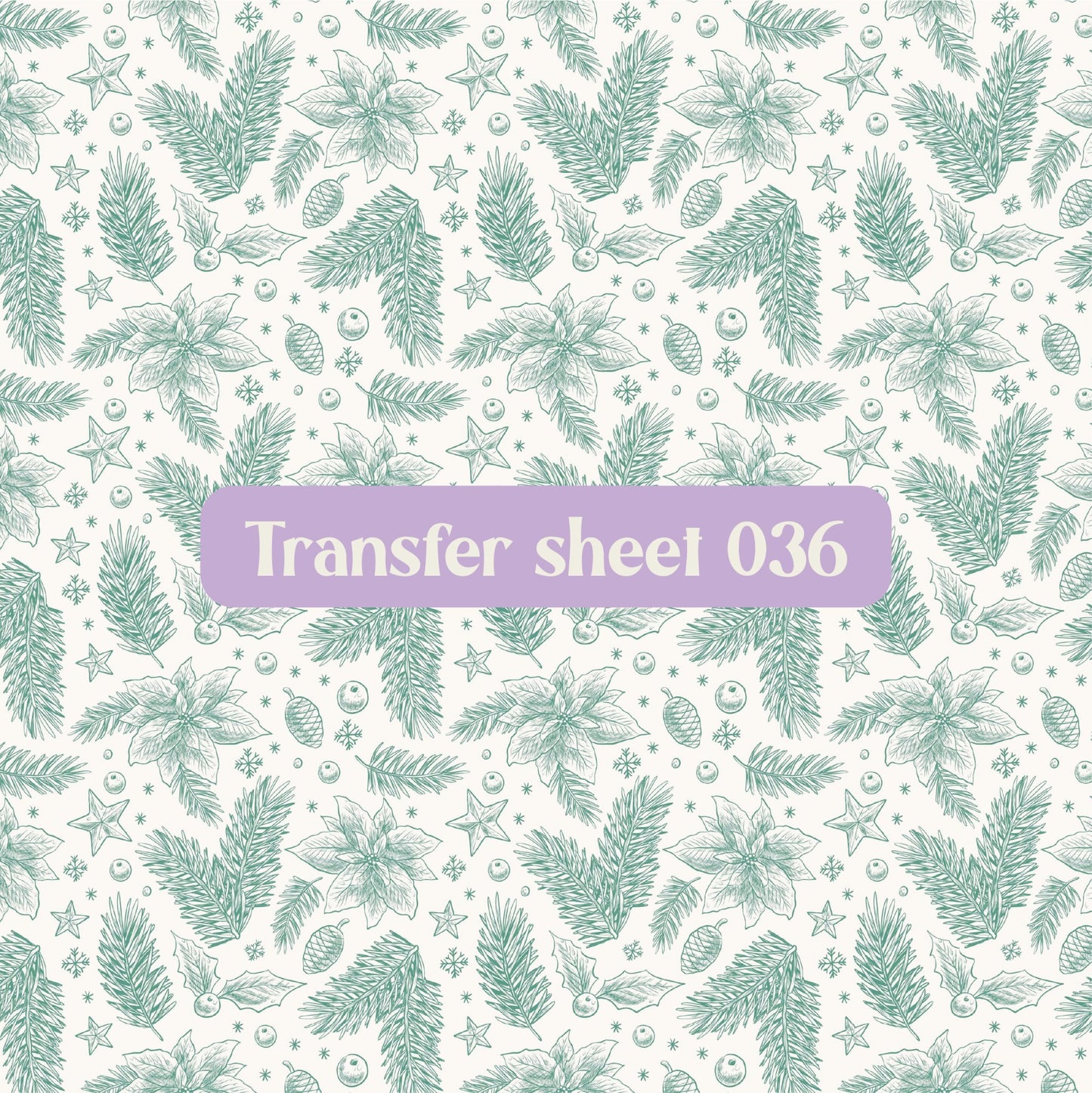 Transfer sheet 036 - Transfer paper - CLN Atelier